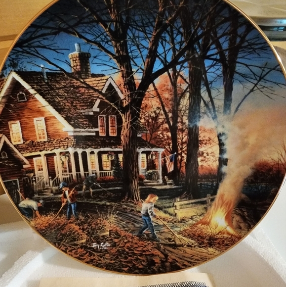 Terry Redlin Autumn Evening collector plate - Picture 3 of 5